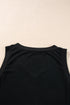 Ribbed V Neck Tank
